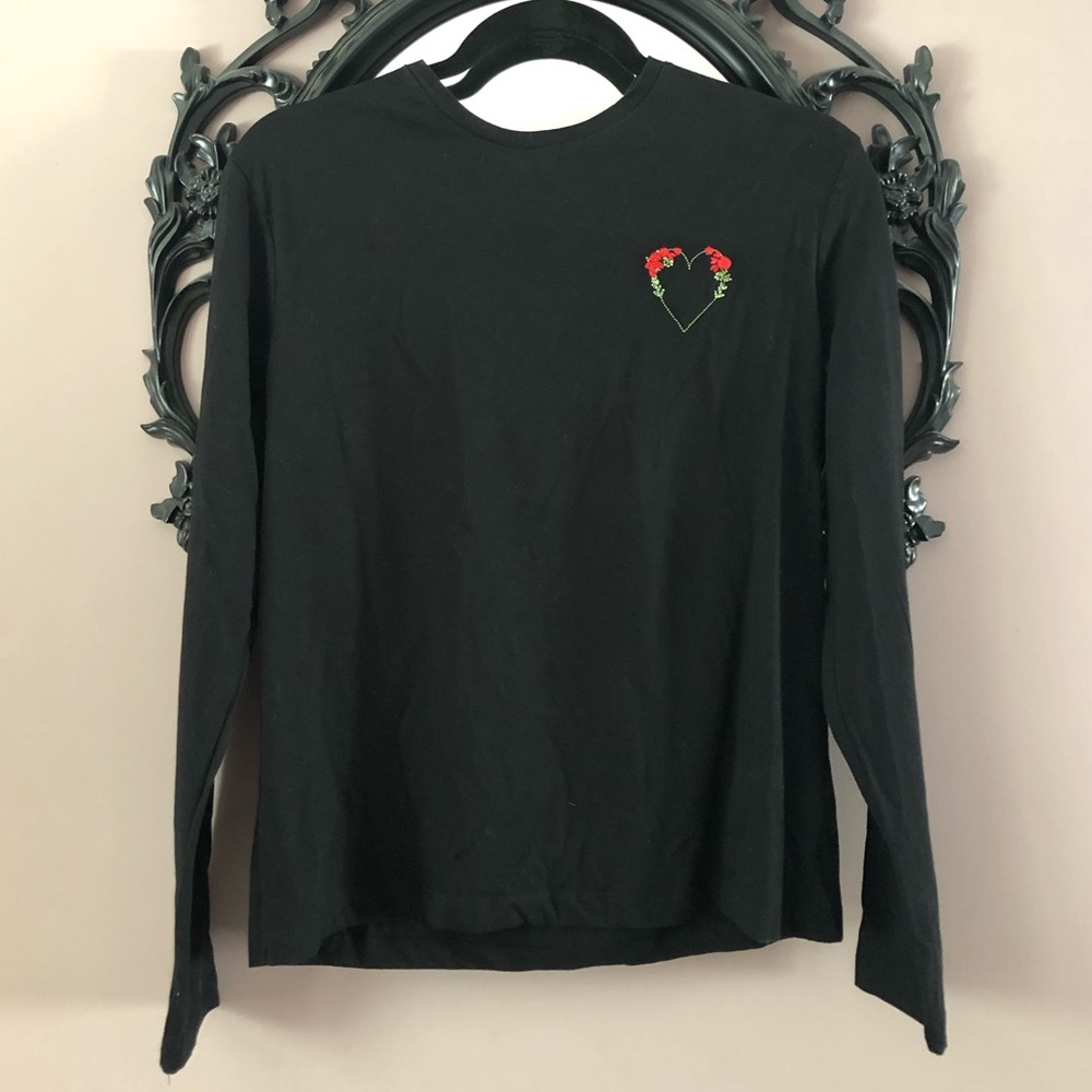 Isa & Ella black long sleeved shirt
